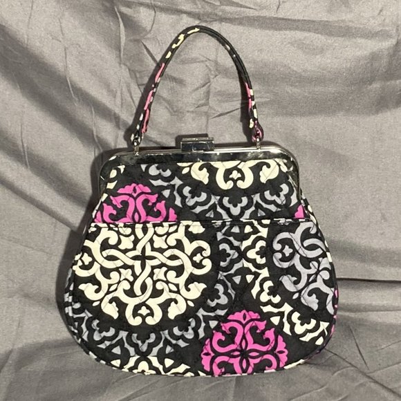 2 Vera Bradley Canterberry Bags. Tote with Change Purse Attachment + Mini Purse - Picture 7 of 12